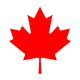 Flag of Canada Flat Round 256x256 1