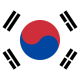 Flag of South Korea Flat Round 256x256 1