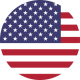 Flag of United States Flat Round 256x256 1